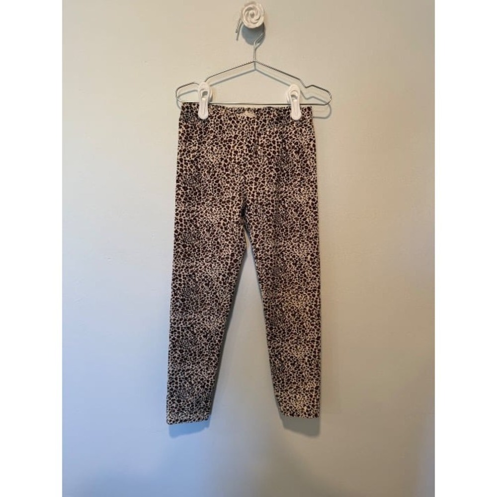 Hanna Andersson Printed Leopard Legging 130 8 GUC